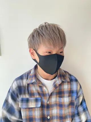 カラー メンズ オスズ 🎀´-のヘアスタイル