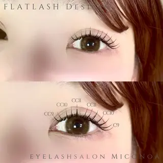 マツエク・マツパ MicoNoa所属・MicoNoa Asamiのマツエク・マツパデザイン