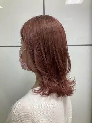 ミディアム 髪質改善/痛ませ ないカラー/西村航大のヘアスタイル