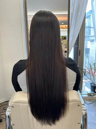 ロング パーマ すずき さくやのヘアスタイル