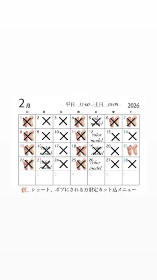 ショート カラー ヤマザキ アヤメ 【シベルバレー横浜】のヘアスタイル