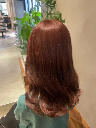 ミディアム カラー 新宿 /透明感カラー レイヤー/NANAのヘアスタイル