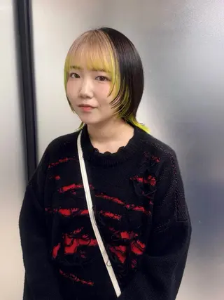 ショート SALOWIN 原宿 IL Salice所属・MIMI🌻໋᳝݊ 個性派カラー⑅ ⸝꙳のヘアスタイル