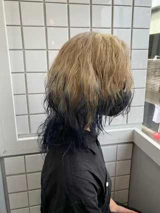 ロング カワタ リュウセイのヘアスタイル