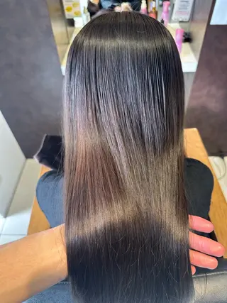 ロング カラー 海外風パーマ 健人のヘアスタイル