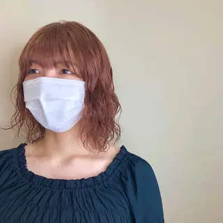 カラー ショート/パーマ/ カラー/FUKOのヘアスタイル