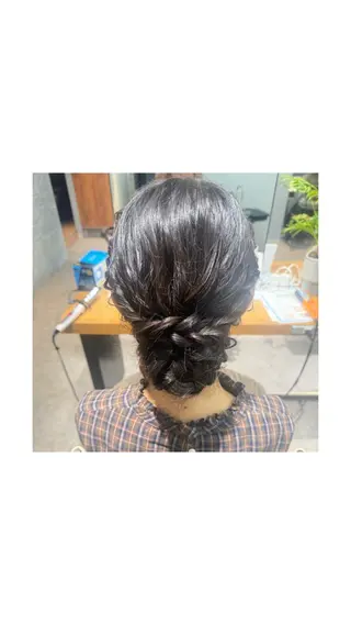 ロング ヘアアレンジ SUGAR beautyshop所属・0円メンズモデル募集 🎄*佐藤 理呼🦌のヘアスタイル