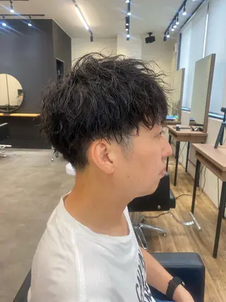 パーマ メンズ well高崎上大類店所属・well高崎上大類町 /湯浅泳作のヘアスタイル