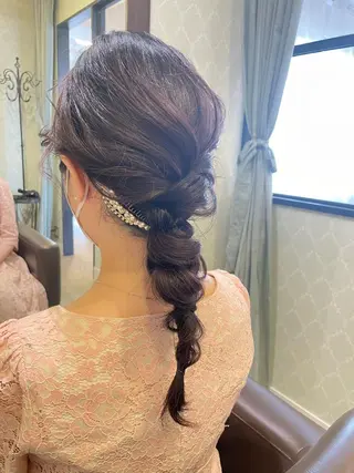 ヘアアレンジ 堀田 結香のヘアスタイル