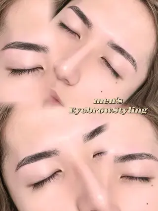 メンズ アイブロウ mana🎀🪽 似合わせデザイン⸝⋆のマツエク・マツパデザイン