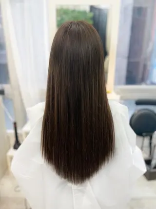ロング カラー 韓国ヘア🤍髪質改善 🇰🇷AKANEのヘアスタイル