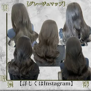 セミロング カラー ブリーチなし/レイヤ ー特化🌈Tommyのヘアスタイル