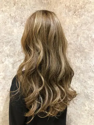 セミロング カラー 杉田 一浩のヘアスタイル