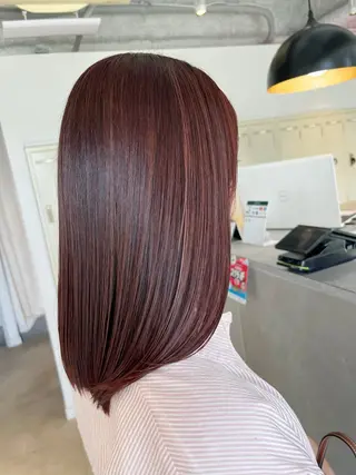 ミディアム AKARI🌟ボブ/ ハイライト/似合わせのヘアスタイル