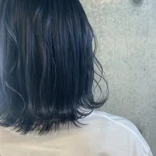 ミディアム カラー ナツミ/透明感カラー /酸性ストレートのヘアスタイル