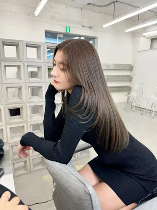 ロング 🦋韓国系指名No1 店長/圓山 祐也🦋のヘアスタイル