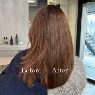 ミディアム THE AWESUM所属・艶神/髪質根本改善 韓国発プリンセスケアのヘアスタイル