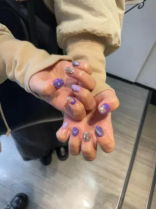 ネイル 束感まつ毛/ネイル/ LED♥KIRARAのマツエク・マツパデザイン