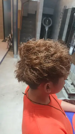 メンズ パーマ 浅野  勇貴のヘアスタイル