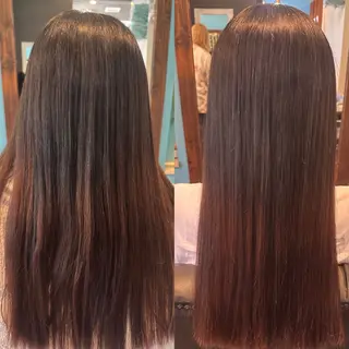 ロング 安達 望のヘアスタイル