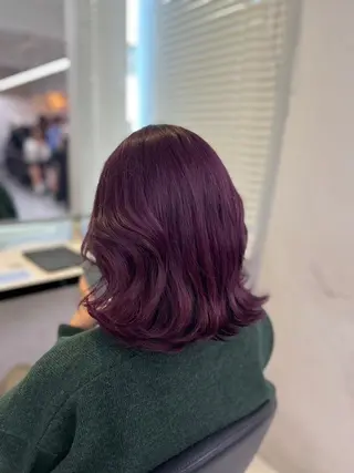 カラー 盛れる上質ワンホン ヘア🤍YUME🤍のヘアスタイル