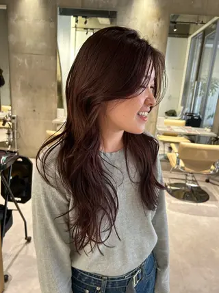 ロング カラー 海外レイヤー 🇺🇸/ヒナコのヘアスタイル