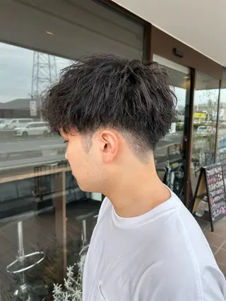 ショート パーマ メンズ Hair  create Mano所属・堀一樹/ メンズヘア/パーマのヘアスタイル