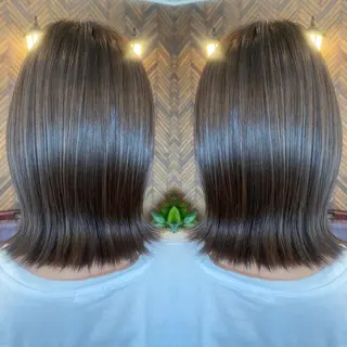 ミディアム カラー tocca 💜石田愛結💜のヘアスタイル