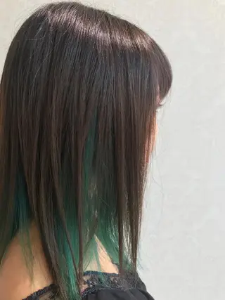 ミディアム カラー 福田 武士のヘアスタイル