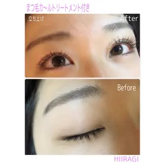 マツエク・マツパ 美容室 HIIRAGIのマツエク・マツパデザイン