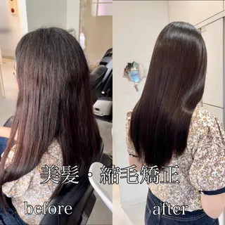 ロング メンズバレイヤージュ 斉藤春のヘアスタイル