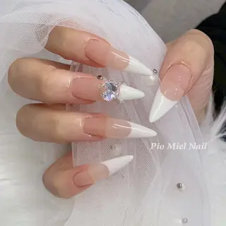 ネイル momo 長さだしのネイルデザイン