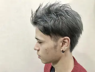 ショート カラー メンズ 栗原  大輔のヘアスタイル