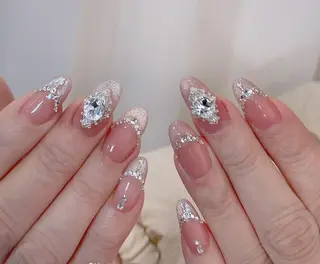 ネイル By moonネイル 🌷ワンホン/韓国風のネイルデザイン