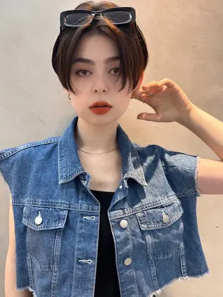 ショート 似合わせcut ◎ 倉橋実咲のヘアスタイル