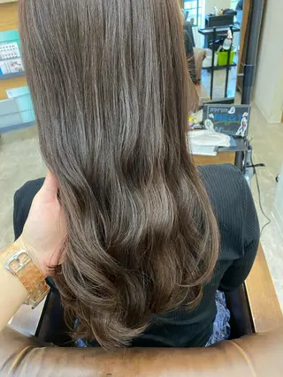 ロング カラー 🟢NEGi🟣 🫧髪質改善のヘアスタイル