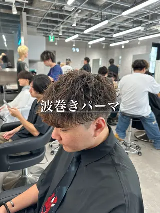ショート パーマ メンズ 【メンズ特化】 サエキカズマのヘアスタイル