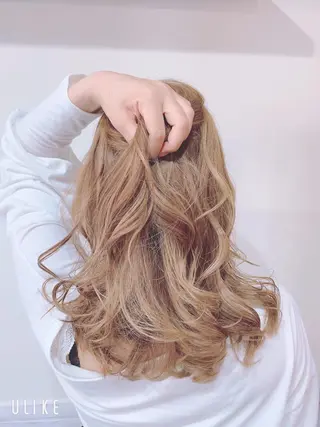 セミロング カラー 櫛部洸貴/ メンズ、ヘットスパのヘアスタイル