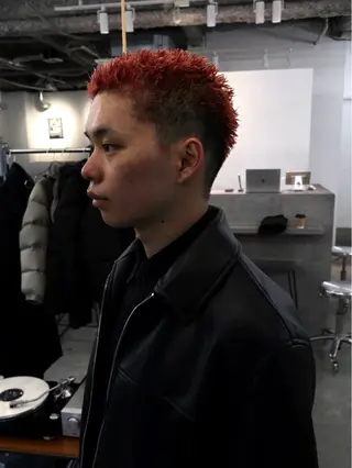 ショート カラー パーマ メンズ イージードリル‼️イ ージーパーマ‼️平山のヘアスタイル