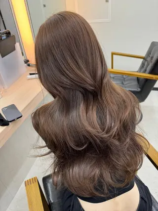 ロング カラー ALEAP owl 平野 宏樹のヘアスタイル