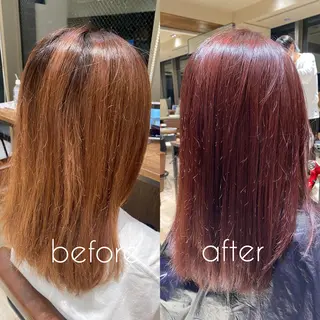 ロング カラー 🍼顔周りカット/ レイヤー/小川華奈のヘアスタイル