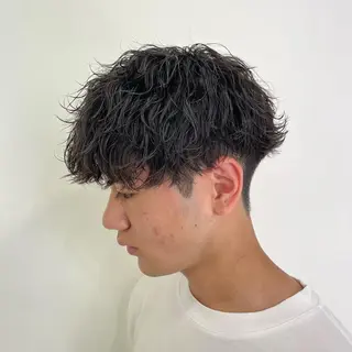 ショート パーマ メンズ メンズ特化美容師/ 藤戸 椋のヘアスタイル