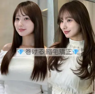 韓国ヘア/美髪矯正/ Haruna🦋のヘアスタイル