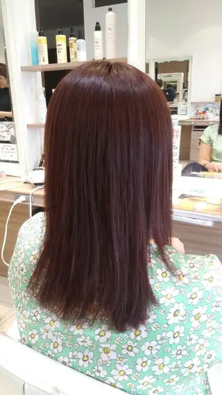 セミロング カラー 似合わせカラーリスト 佐竹　舞🌼のヘアスタイル