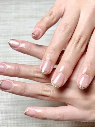 ネイル ki🍒🍒 ki ツルツルネイルのネイルデザイン