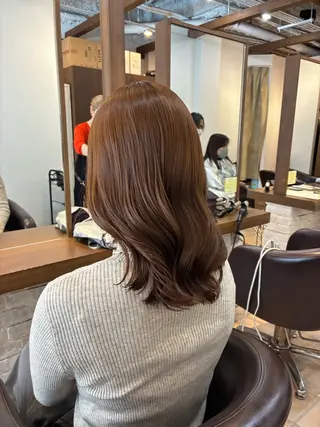 ミディアム カラー Cecil hair JR尼崎店所属・JR尼崎店 村田 優真のヘアスタイル