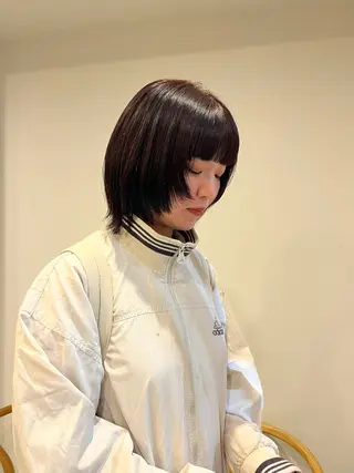 ミディアム 冨井 ほのかのヘアスタイル