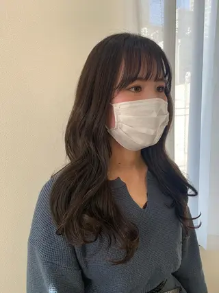 ロング カラー 韓国🇰🇷髪質改善 Chisaki치사키のヘアスタイル