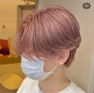 カラー 髪質改善/ハイトーン 艶カラー/しゅうまのヘアスタイル