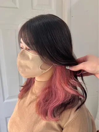 ミディアム カラー uros.所属・メンズパーマ/ エクステ🌞セナのヘアスタイル